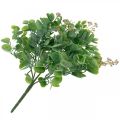 Floristik24 Hochzeitsdeko Eukalyptus-Zweige mit Blüten Dekostrauß Grün, Rosa 26cm