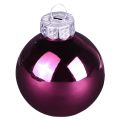 Christbaumkugeln Glas Baumkugeln Berry Mix Ø5cm 24 St Berry Rosa Beige creme glänzend | Floristik24.ch