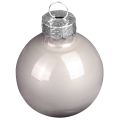 Christbaumkugeln aus Glas Grün Perlmuttgrau Ø5cm 24 St | Floristik24.ch