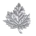Floristik24 Deko-Blätter aus Seide 5cm Silber 60St