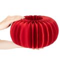 Wabenpapier Kürbis Dekoration Rot 34 cm 2 Stück | Floristik24.ch