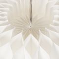 Papier-Dekokugel Kürbisform 34cm Weiss 2er-Set | Floristik24.ch