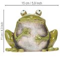 Deko Frosch Keramik Grün Braun Vintage L15,5cm | Floristik24.ch