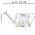 Deko Giesskanne Metall Hortensien Blumen Motiv 30x11x14,5cm für Innenbereich | Floristik24.ch