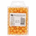 Dekorationsperlen Kunststoff Orange Ø10mm 115 Stück | Floristik24.ch