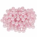 Floristik24 Deko-Perlen Kunststoff Rosa Ø10mm Bohrloch Ø3mm 115 Stück