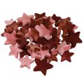 Deko Sterne beflockt Streudeko Burgund Braun Ø4/5cm 40 St | Floristik24.ch