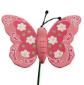 Floristik24 Schmetterling am Stab 8cm 18St