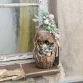 Floristik24 Deko Skulptur Paulownia Holz  Ø15cm H39cm