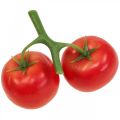 Floristik24 Deko Tomate Rot Lebensmittelattrappe Tomatenrispe L15cm