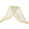 Dekoband Netzband Gold 50mm 20m | Floristik24.ch