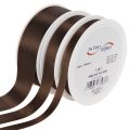 Taftband Braun 50 m Verschiedene Breiten für Dekoration und Geschenke | Floristik24.ch