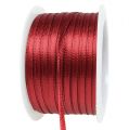 Floristik24 Geschenkband Dekorationsband 3mm x 50m Bordeaux