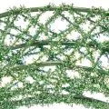 Grüner Kranz aus Metall-Drahtgeflecht 19 cm für kreative Dekorationen, 2 Stück | Floristik24.ch