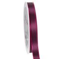 Floristik24 Geschenkband schmal Taft 15mm 50m Berry für Dekoration und Geschenkgestaltung