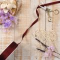 Dekoband Taft 10 mm 50 m Bordeaux für Geschenkverpackungen und Dekoration | Floristik24.ch