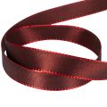 Geschenkband Taft Bordeauxrot 15mm x 50m | Floristik24.ch