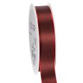 Floristik24 Geschenkband Taft 25mm x 50m glänzend Rot