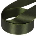 Schmuckband Taft glänzend Grün 25mm x 50m | Floristik24.ch