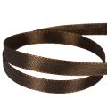 Dekoband Taft 10 mm x 50 m Schokoladenbraun für Geschenkverpackungen und Bastelprojekte | Floristik24.ch