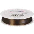 Taftband braun 25 mm breit 50