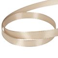 Geschenkband Stoff Beige 10 mm x 50 m für Dekoration und Verpackung | Floristik24.ch
