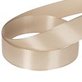 Dekoband Satin Beige 25mm x 50m für Dekoration und Geschenkverpackung | Floristik24.ch