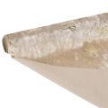 Tischläufer Schleifenmuster 35x120cm Polyester Beige Creme 2er Set | Floristik24.ch