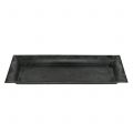 Dekotablett marmoriert Anthrazit 36x17cm 6St | Floristik24.ch