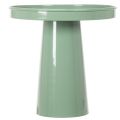 Dekoteller Metall grün 20 cm mit rundem Fuss für Blumenarrangements | Floristik24.ch