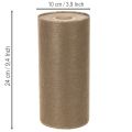 Vlies Tischdeko Rolle Braun 24 cm x 25 m für festliche Anlässe | Floristik24.ch