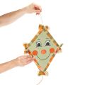 Deko-Drachen mit Gesicht aus Papier 40 cm Orange Grün 2 Stück | Floristik24.ch