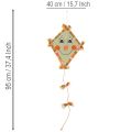 Deko-Drachen mit Gesicht aus Papier 40 cm Orange Grün 2 Stück | Floristik24.ch
