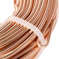 Aluminiumdraht Rolle 60 m Kupferfarben für Basteln und Floristik | Floristik24.ch