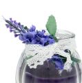 Floristik24 Duftkerzen Lavendel im Glas Ø7cm H7cm 2St