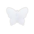Floristik24 Duftteelicht Schmetterling Ø4,8cm H2cm Weiß 6St