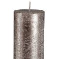 Durchgefärbte Kerzen Stabkerzen Kupfer 50x300mm 4 St | Floristik24.ch