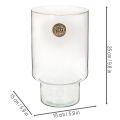 Glasgefäss Zylindervase Transparent 25 cm | Floristik24.ch