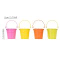 Metalleimer bunt aus verzinktem Stahl Ø8cm H7,5cm 12er-Set für Dekoration | Floristik24.ch