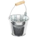 Eimer aus Zink Ø10cm H8cm mit