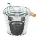 Eimer aus Zink Ø10cm H8cm mit