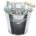 Eimer aus Zink Ø12cm H10cm mit