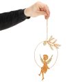 Engel Metall Deko-Ring Rostoptik Ø16,5 x 23,5cm 3 Stk Weihnachtsdekoration | Floristik24.ch
