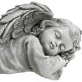 Floristik24 Engel fürs Grab Figur liegend Kopf rechts 30×13×13cm