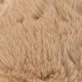 Deko-Anhänger Pompon-Kugel 10 cm Synthetik Weiss oder Braun | Floristik24.ch