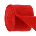 Floristik24 Filzband 15cm x 5m Rot