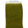 Wollfilzband als zweifarbiges Topfband, 15 cm x 5 m, Rot mit kontrastierender Farbseite | Floristik24.ch
