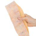 Filzband aus reiner Wolle als zweifarbiges Topfband, Orange/Mehrfarbig, 7,5 cm breit, 5 m lang | Floristik24.ch