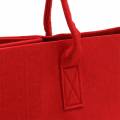 Floristik24 Filztasche Rot 50×25×25cm