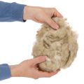 Schafwolle Beige 250g lose für Basteln und Dekoration | Floristik24.ch